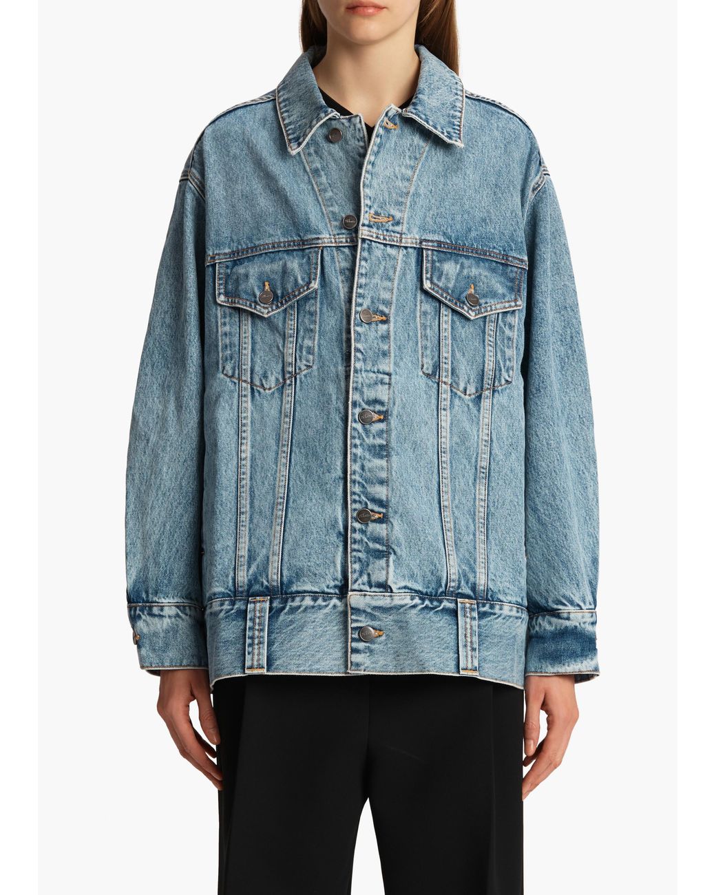 Khaite Blue Grizzo Jacket