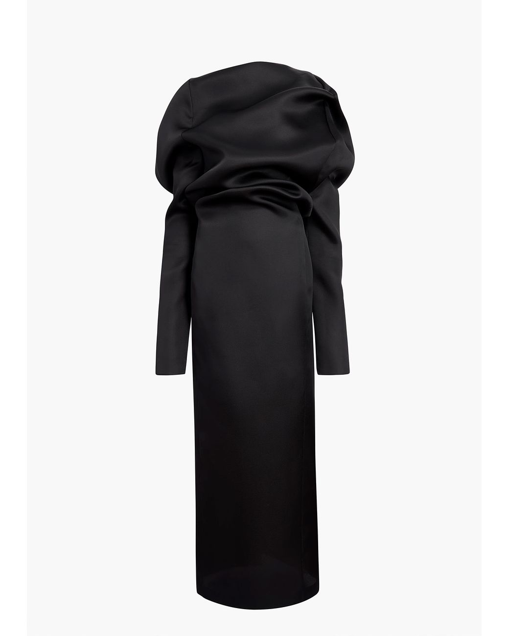 Khaite Black Judo Dress