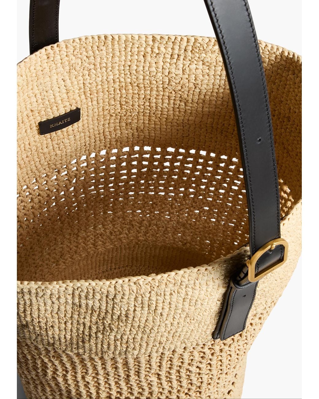 Khaite White Billie Bucket Bag