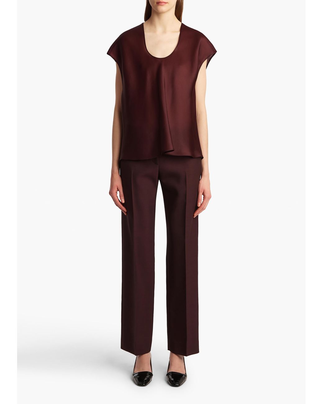 Khaite Purple Barbo Top