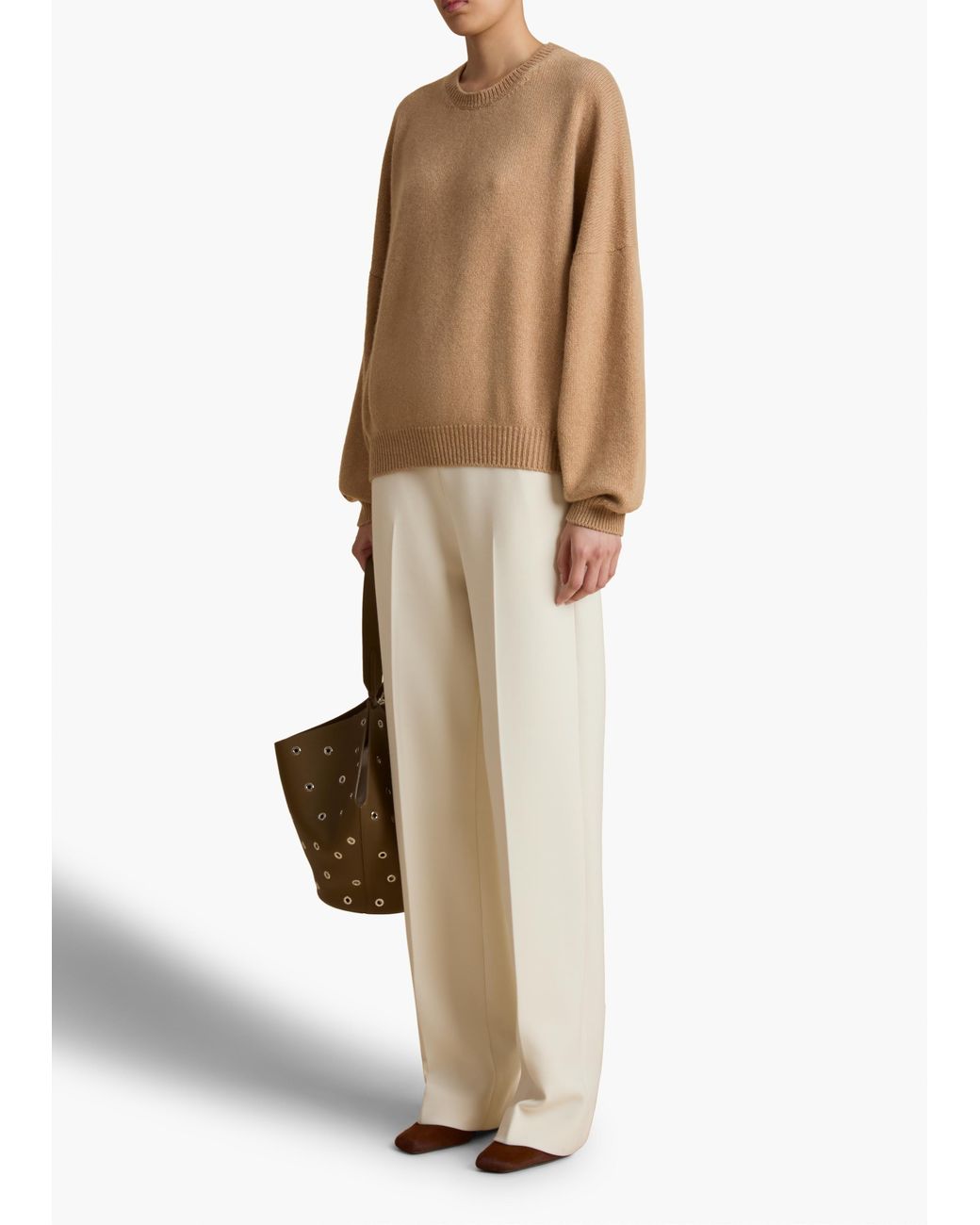 Khaite Natural Cambie Pant