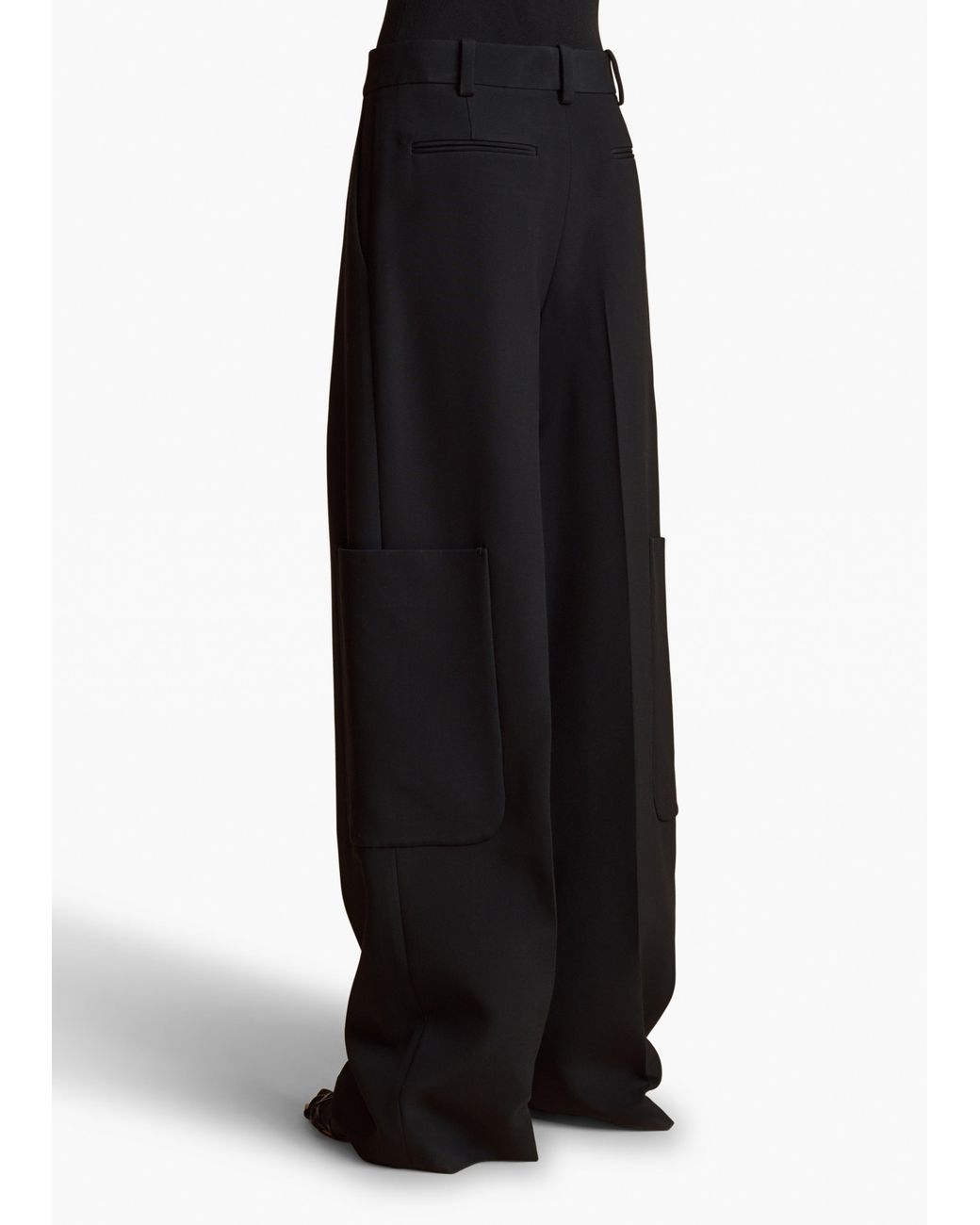Khaite Black Caiton Pant