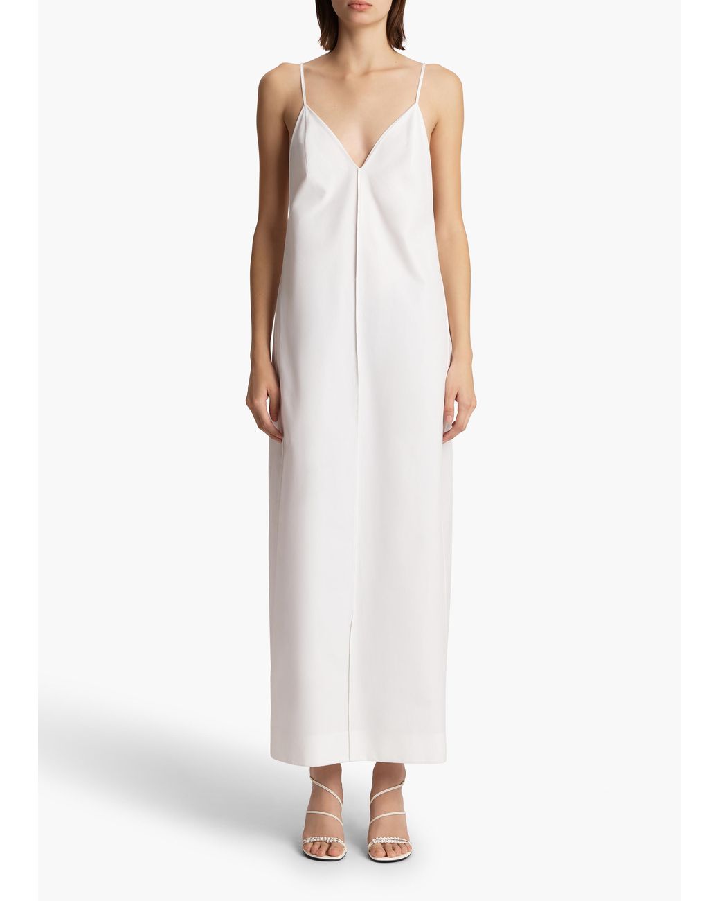 Khaite White Tulula Dress