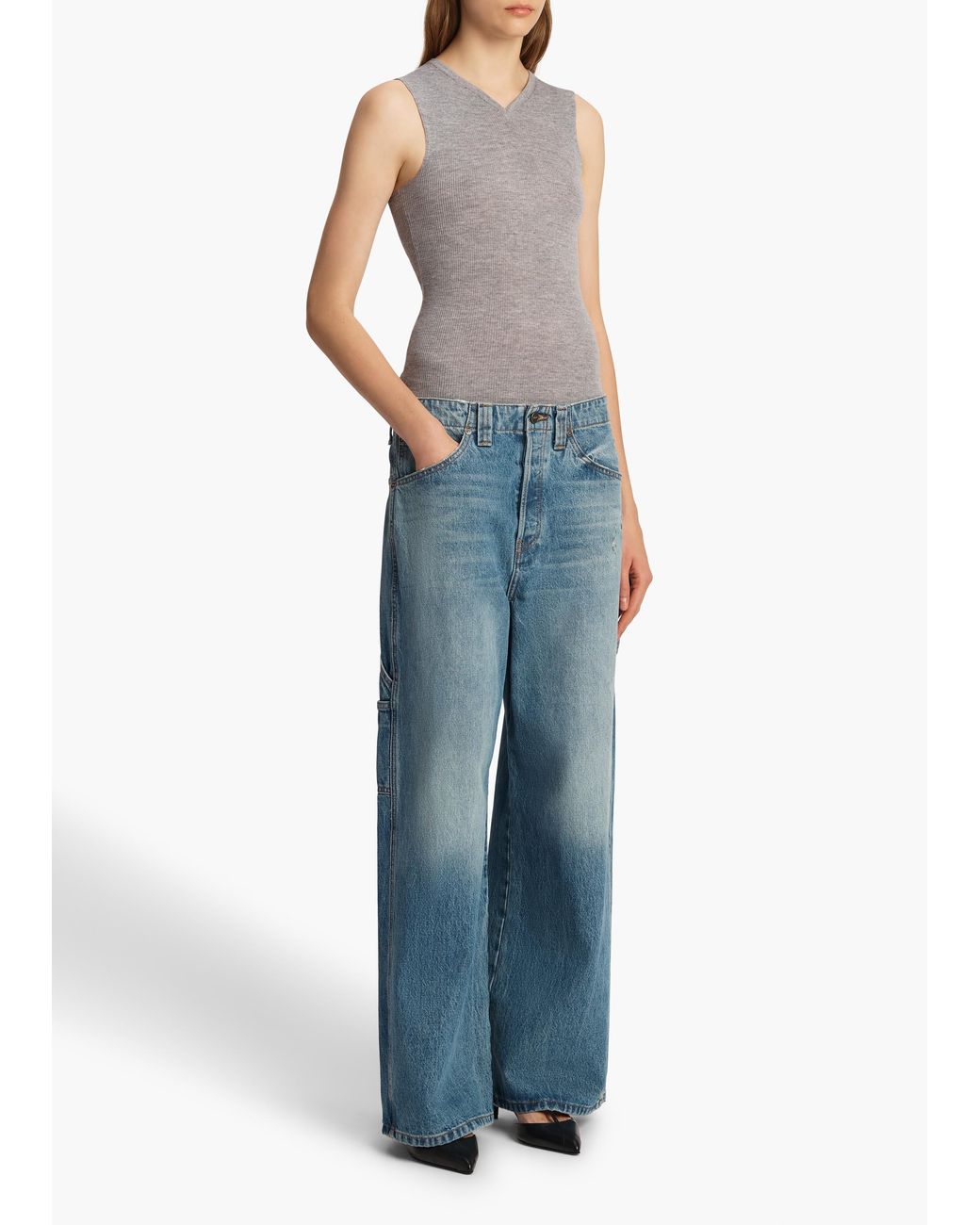 Khaite Blue Sowen Jean