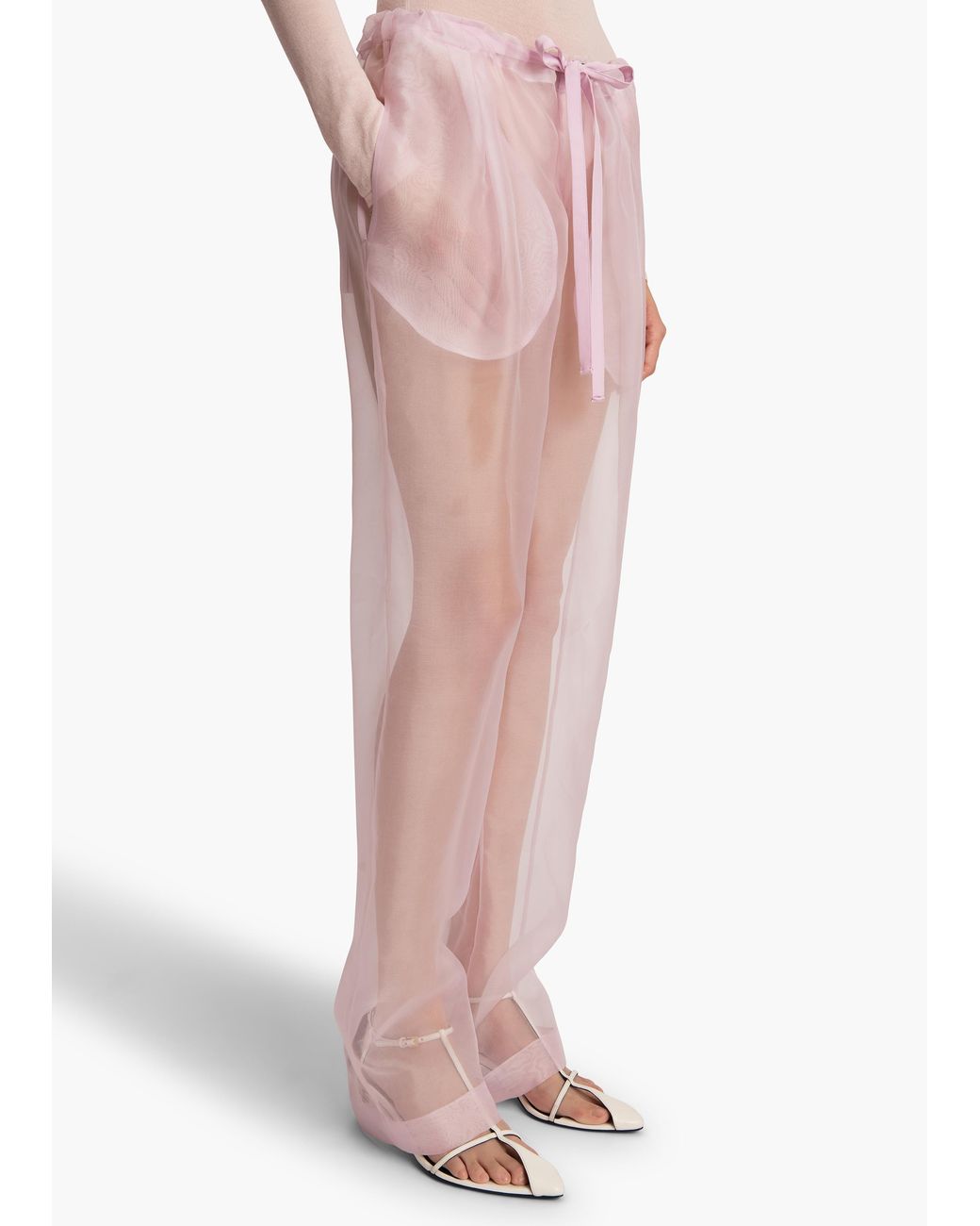 Khaite Pink Trenton Pant