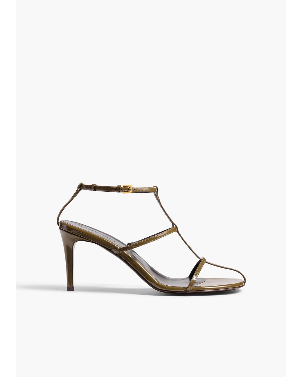 Khaite White Cage Sandal