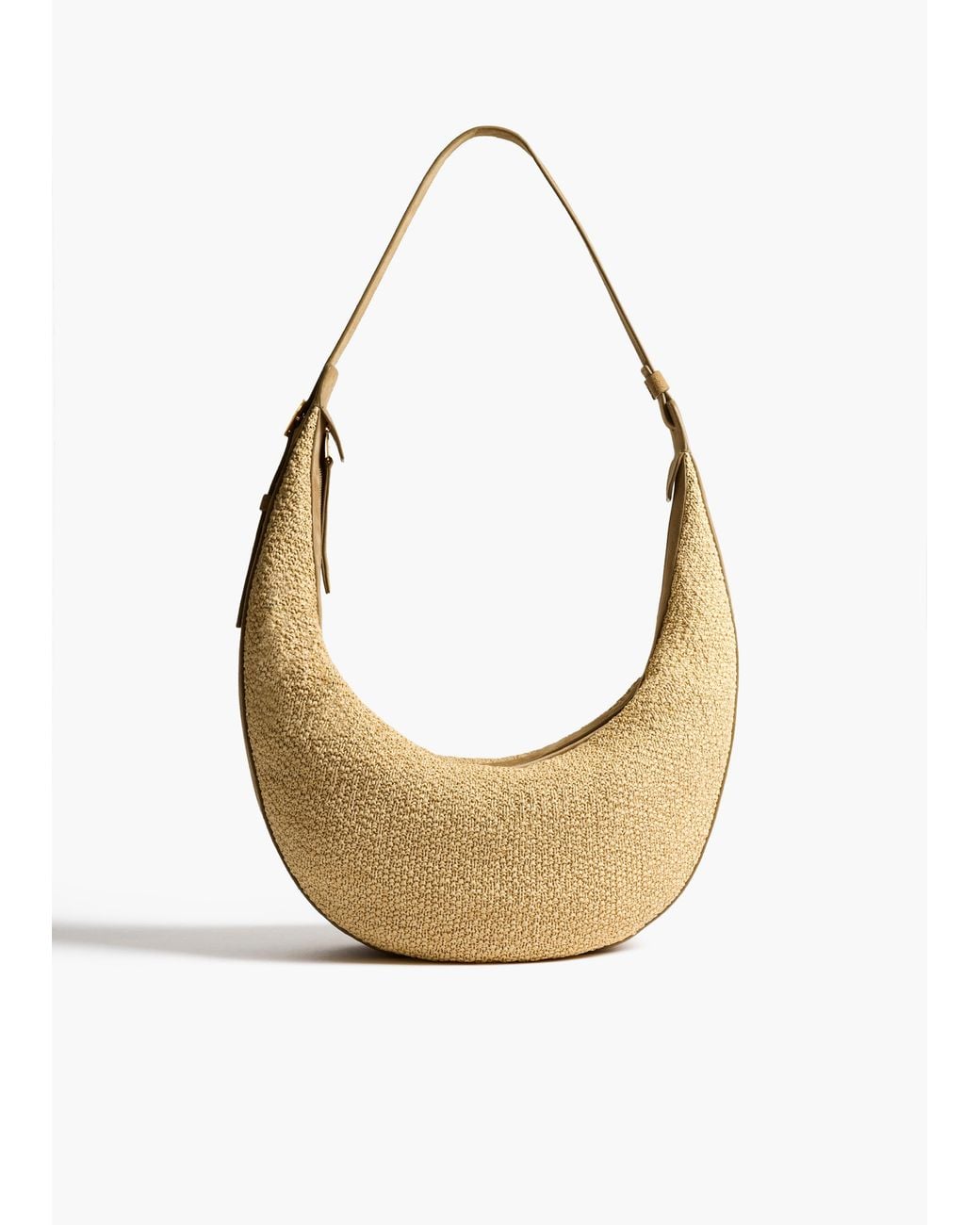 Khaite White Augustina Hobo