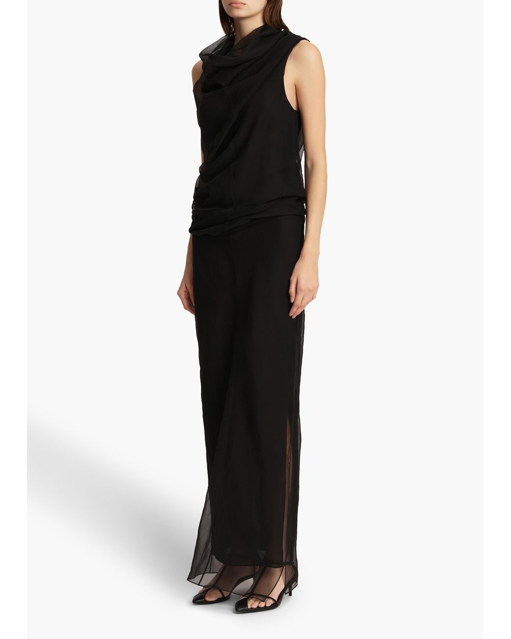 Khaite Black Jeanty Dress
