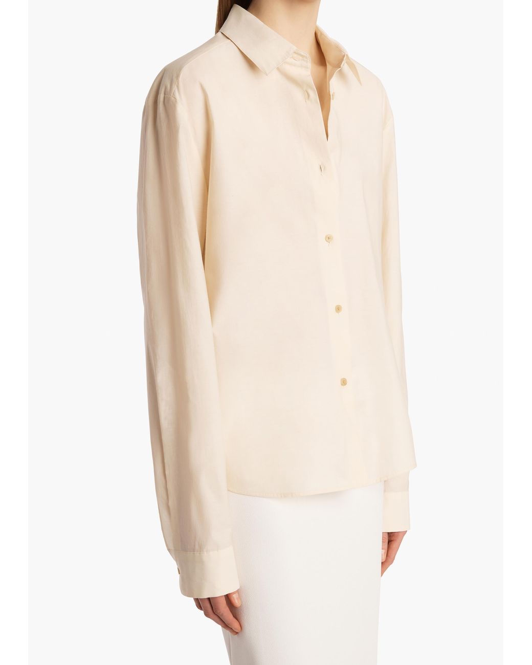 Khaite White Argo Top