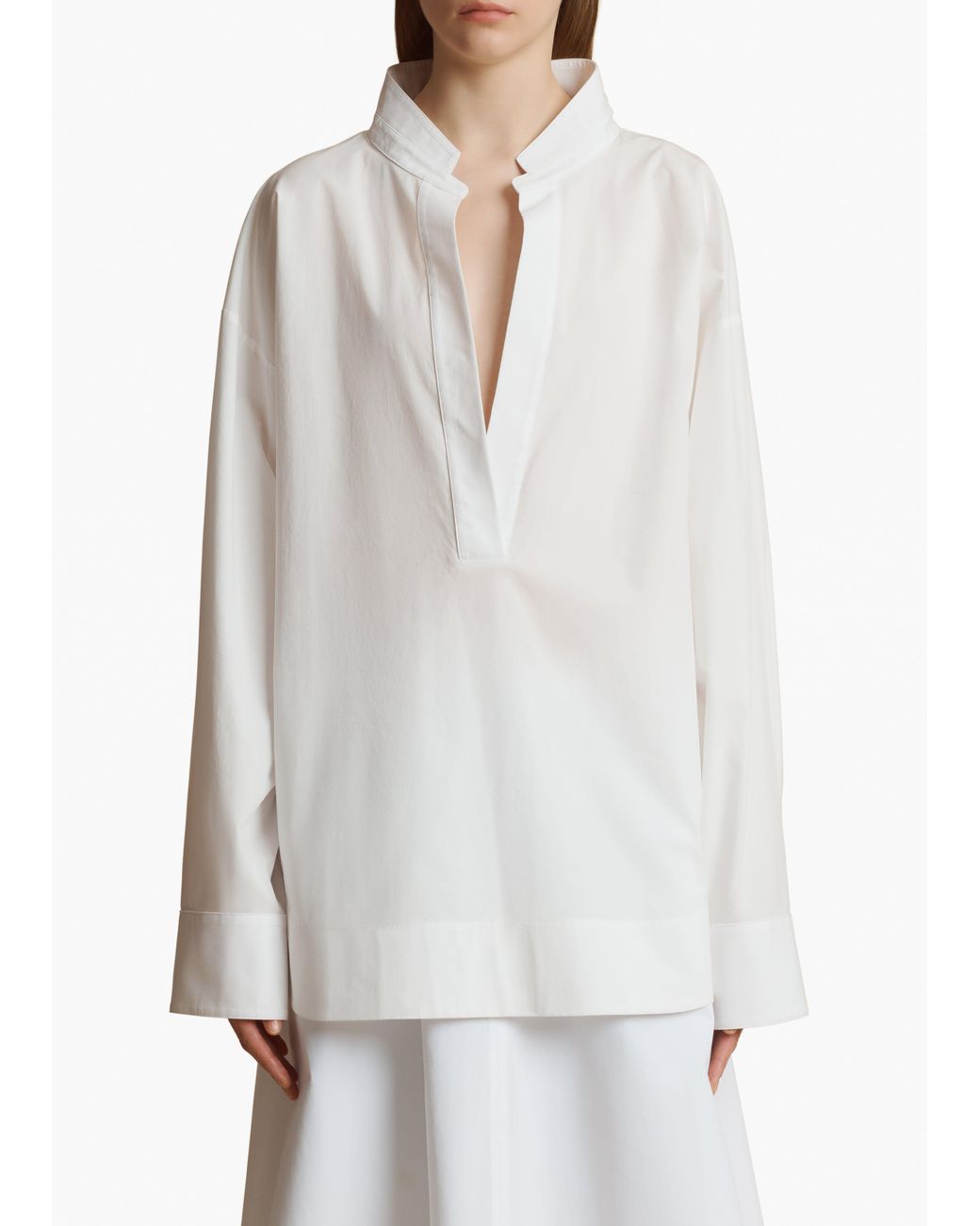 Khaite White Tito Top