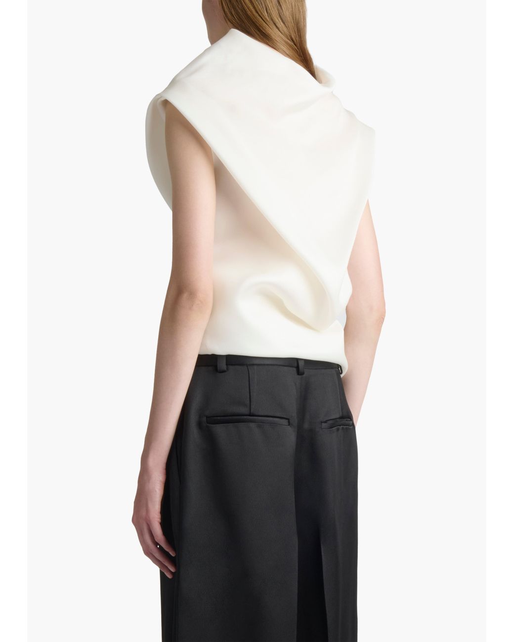 Khaite White Exclusive Luola Top