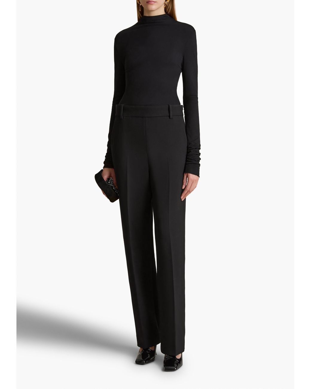 Khaite Black Cambie Pant