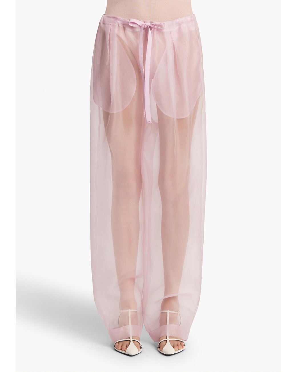 Khaite Pink Trenton Pant