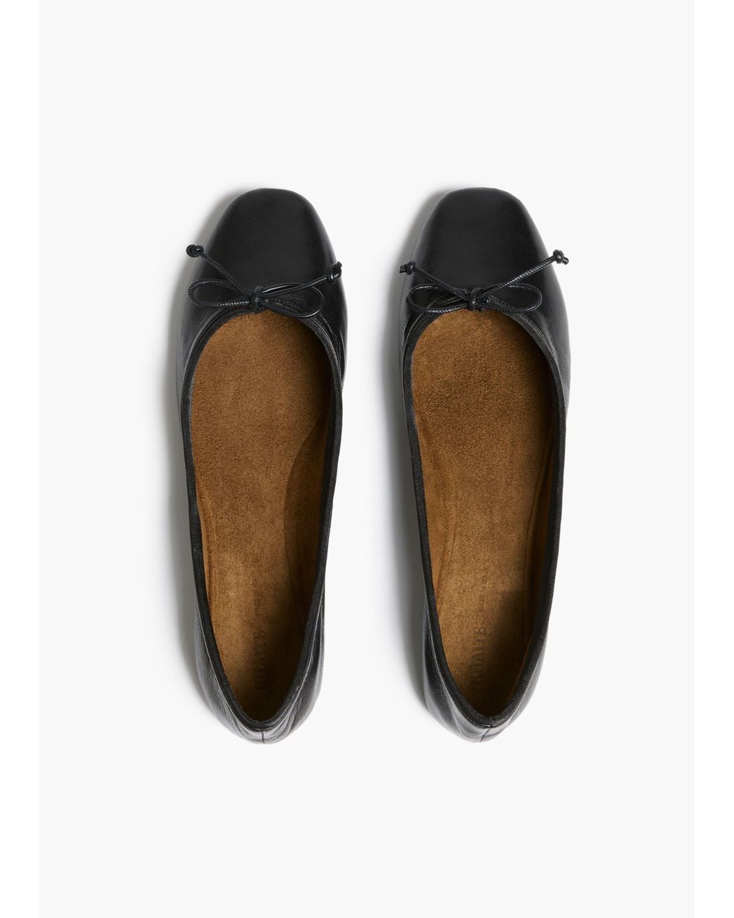 Khaite White Charlotte Ballerina Flat