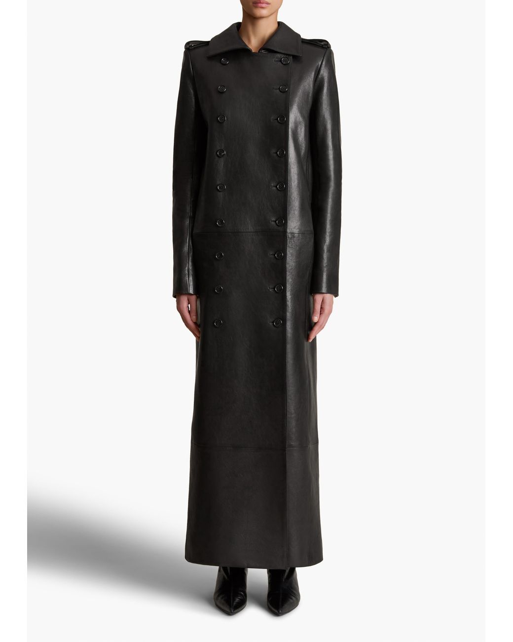 Khaite Black Mallory Coat