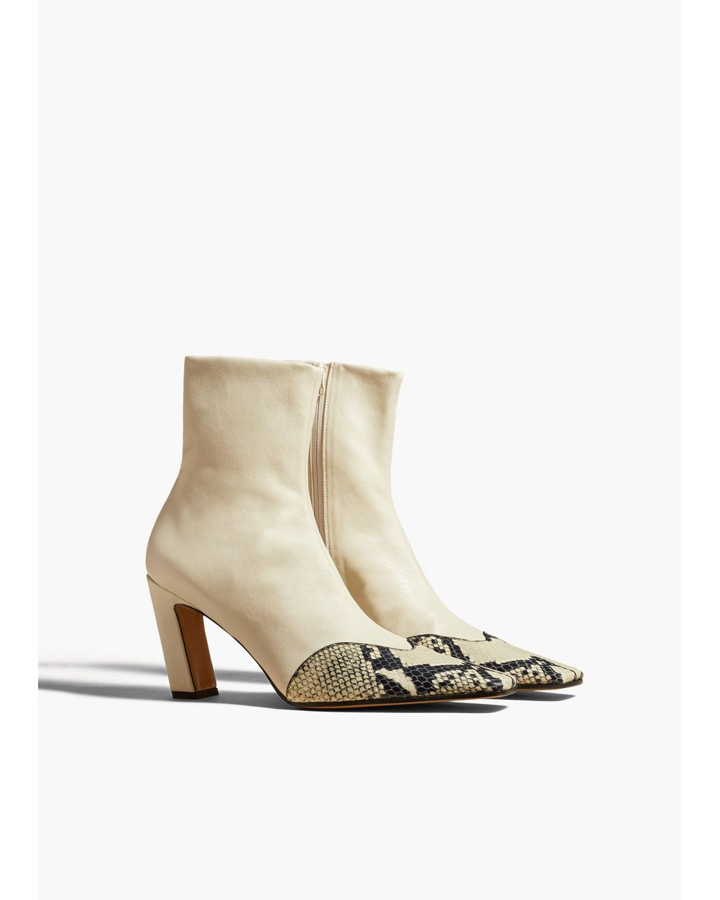 Khaite White Nevada Stretch High Boot