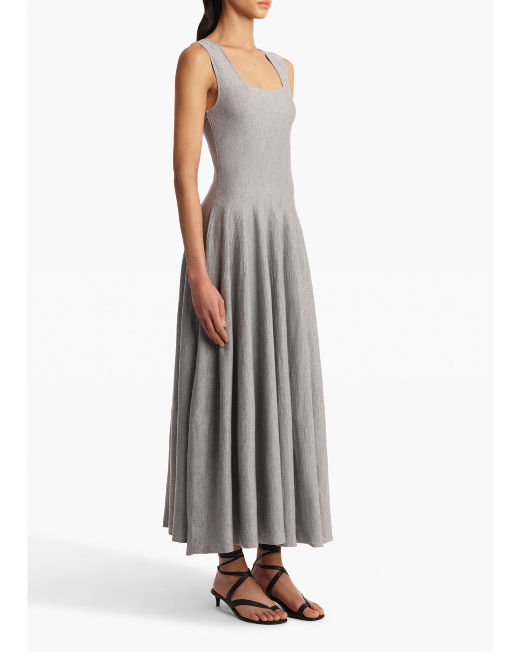 Khaite Gray Jodie Dress