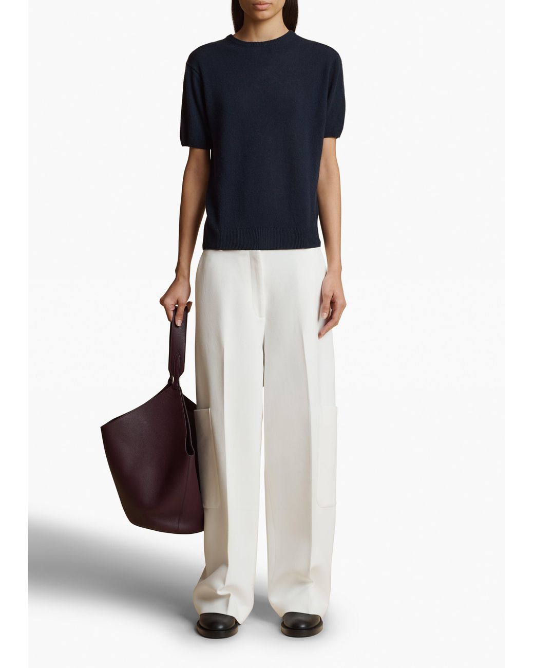 Khaite Blue Pierre Sweater