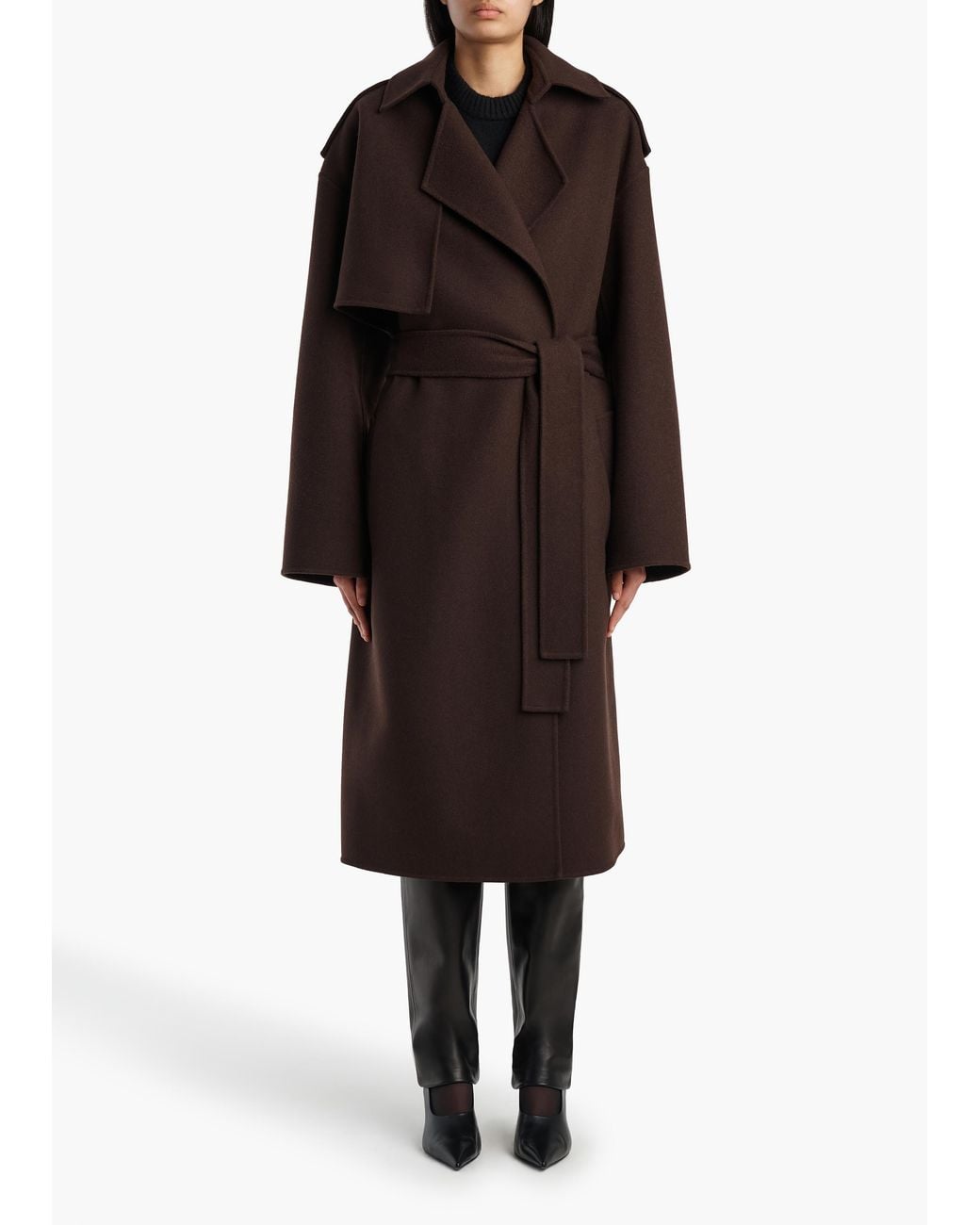 Khaite Brown Manston Coat