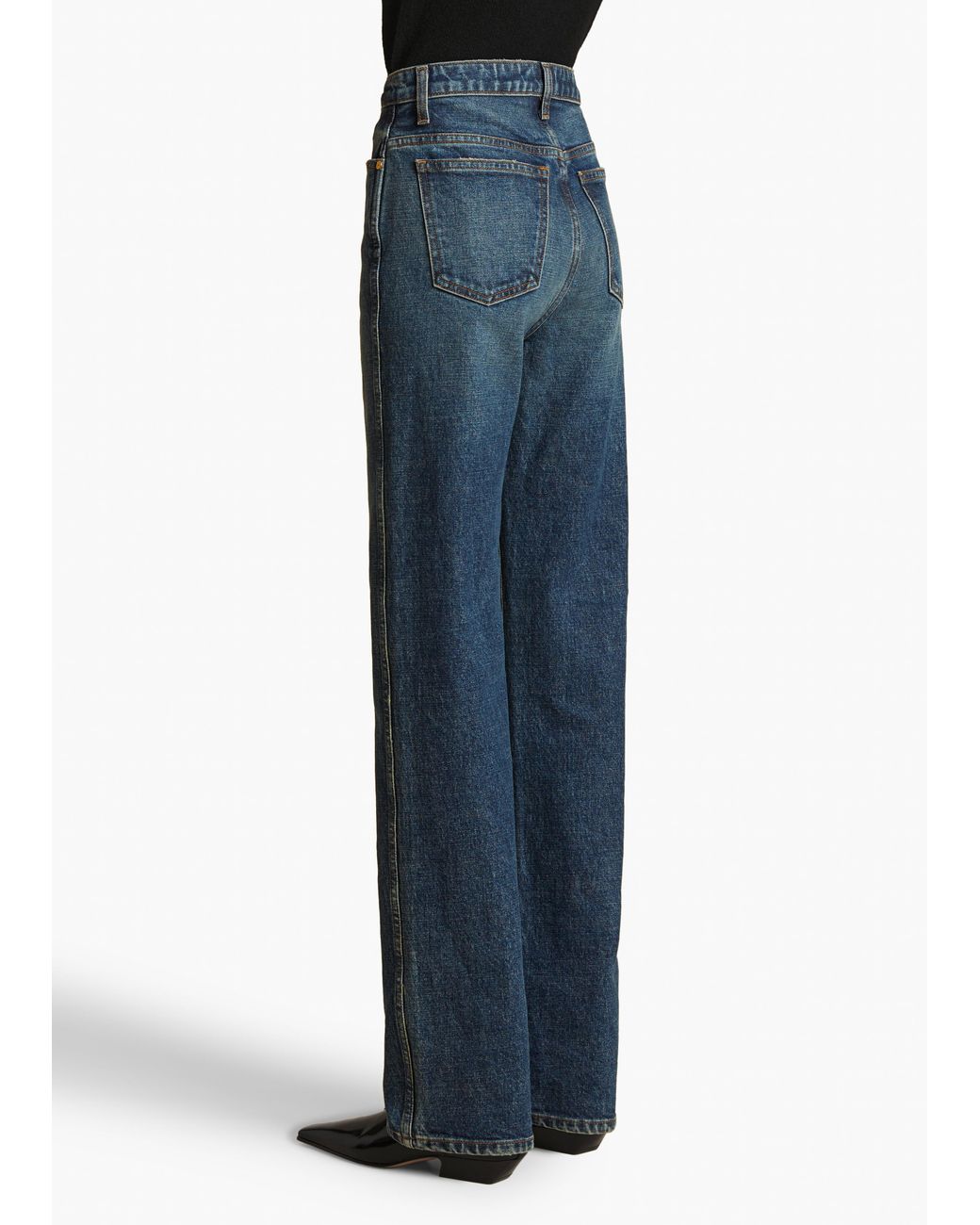 Khaite Blue Danielle Stretch Jean