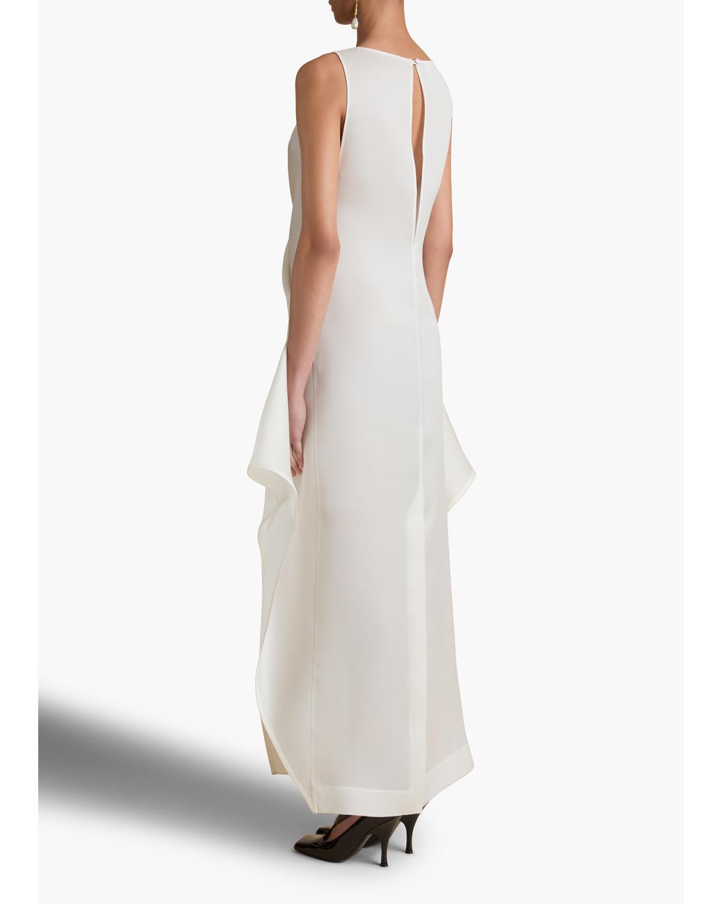 Khaite White Kenith Dress
