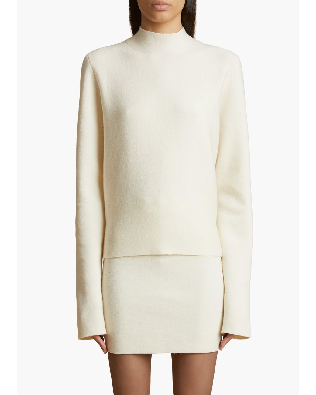 Khaite White Calliope Top