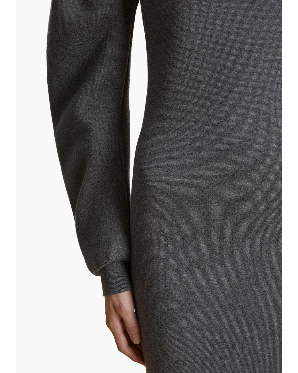 Khaite Gray Storm Dress