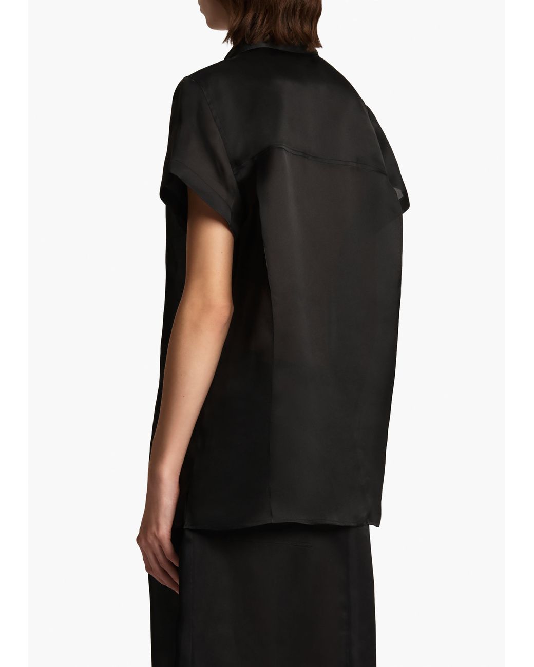 Khaite Black Keefe Top