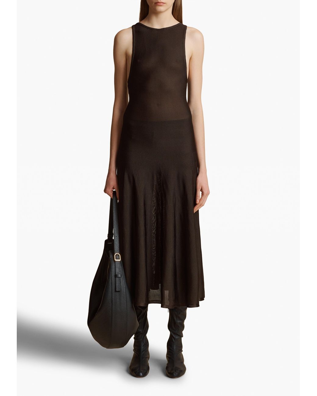 Khaite Black Hencil Dress