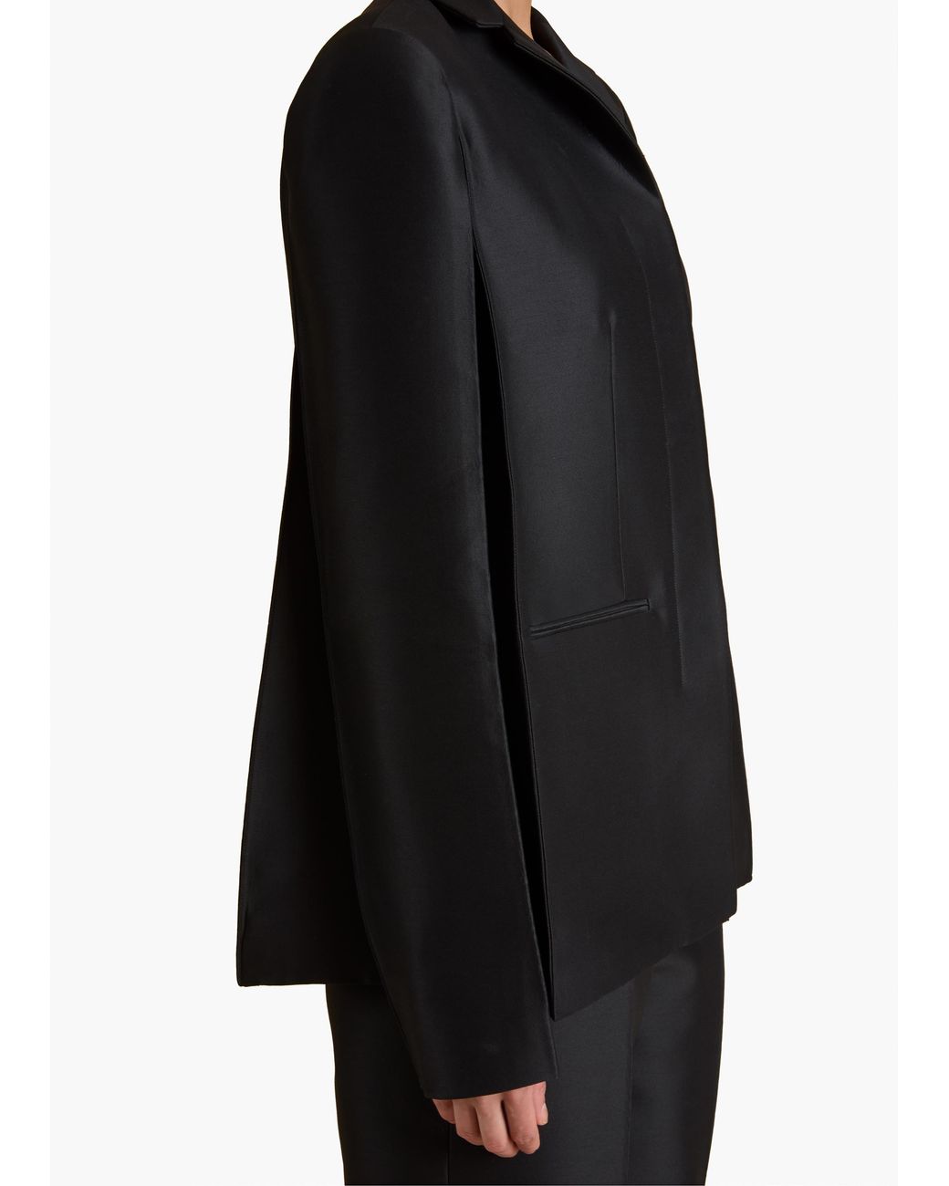 Khaite Black Crittan Jacket