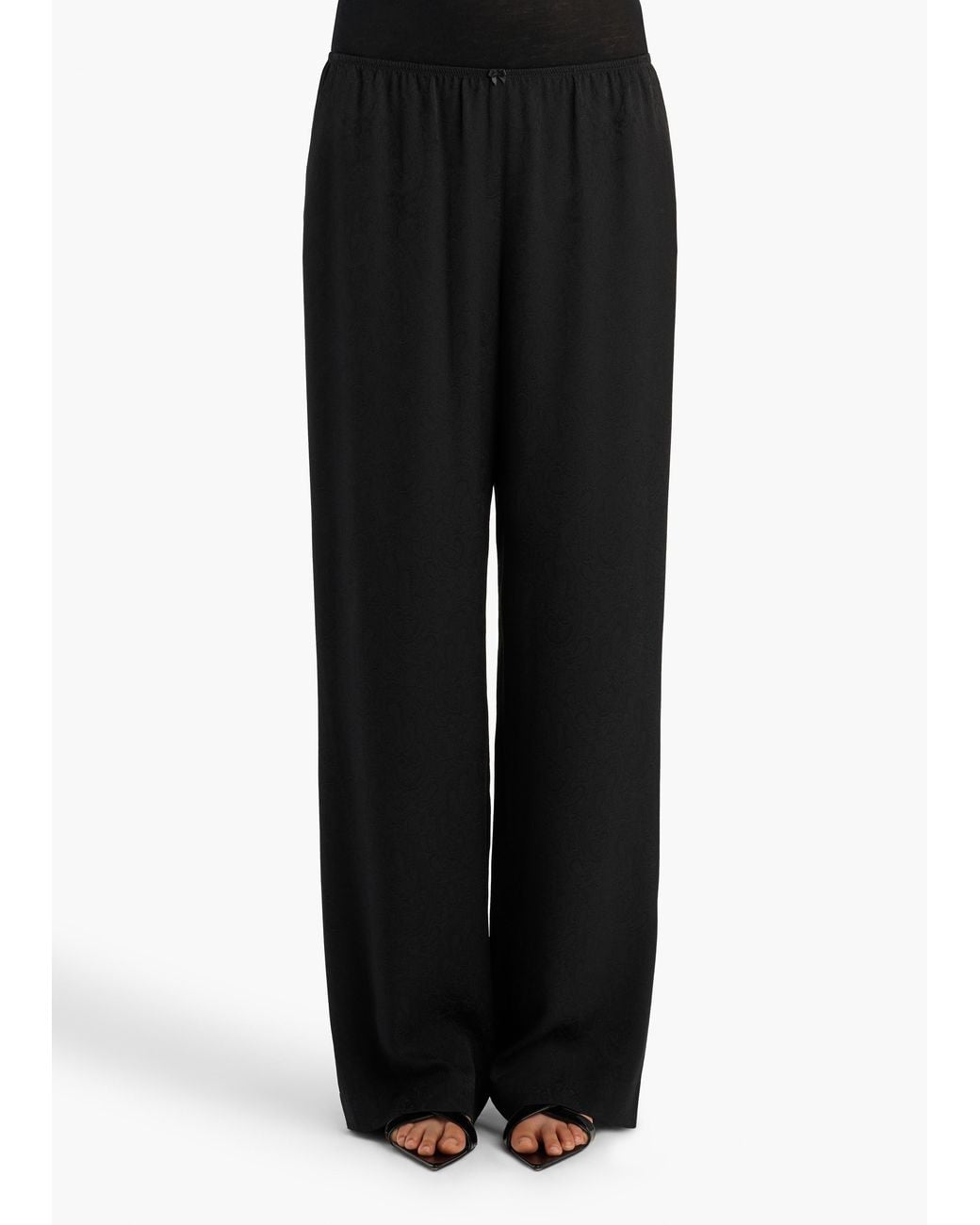 Khaite Black Gruna Pant