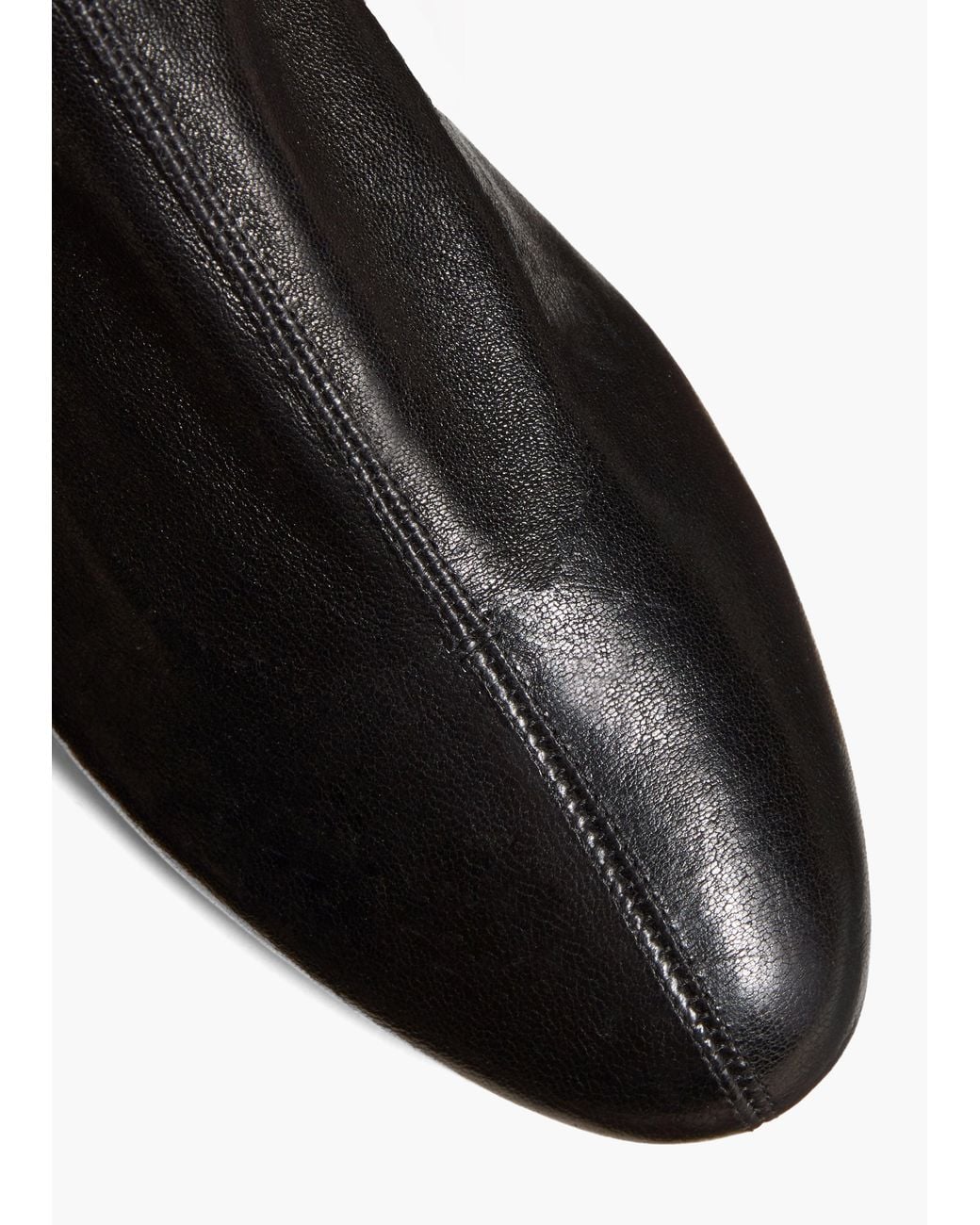 Khaite Black Apollo Flat Ankle Boot