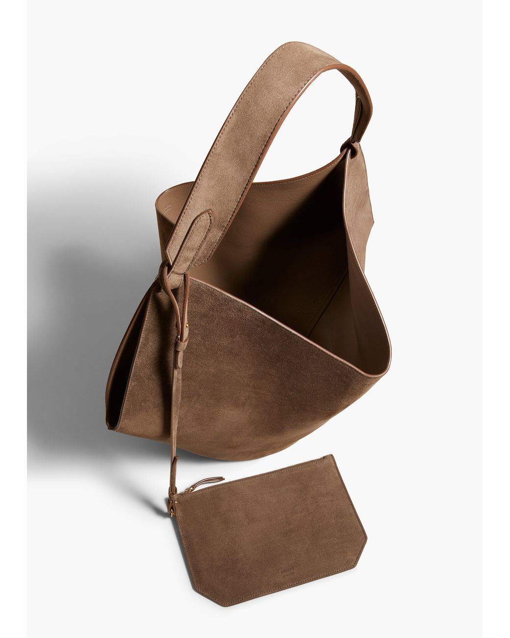 Khaite Brown Medium Lotus Tote