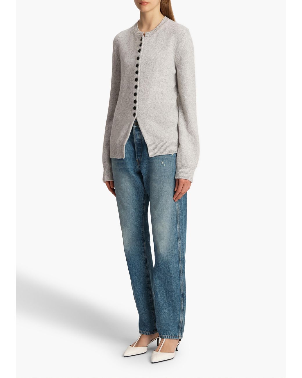 Khaite Blue Callum Jean