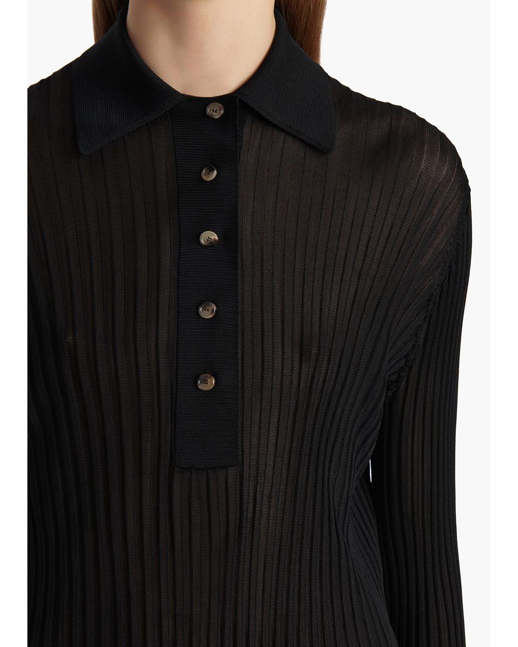 Khaite Black Vin Top
