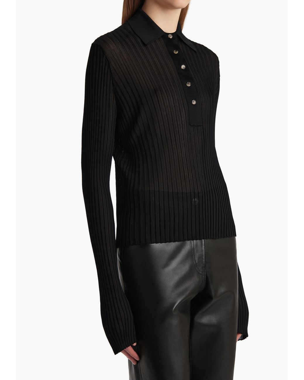 Khaite Black Vin Top