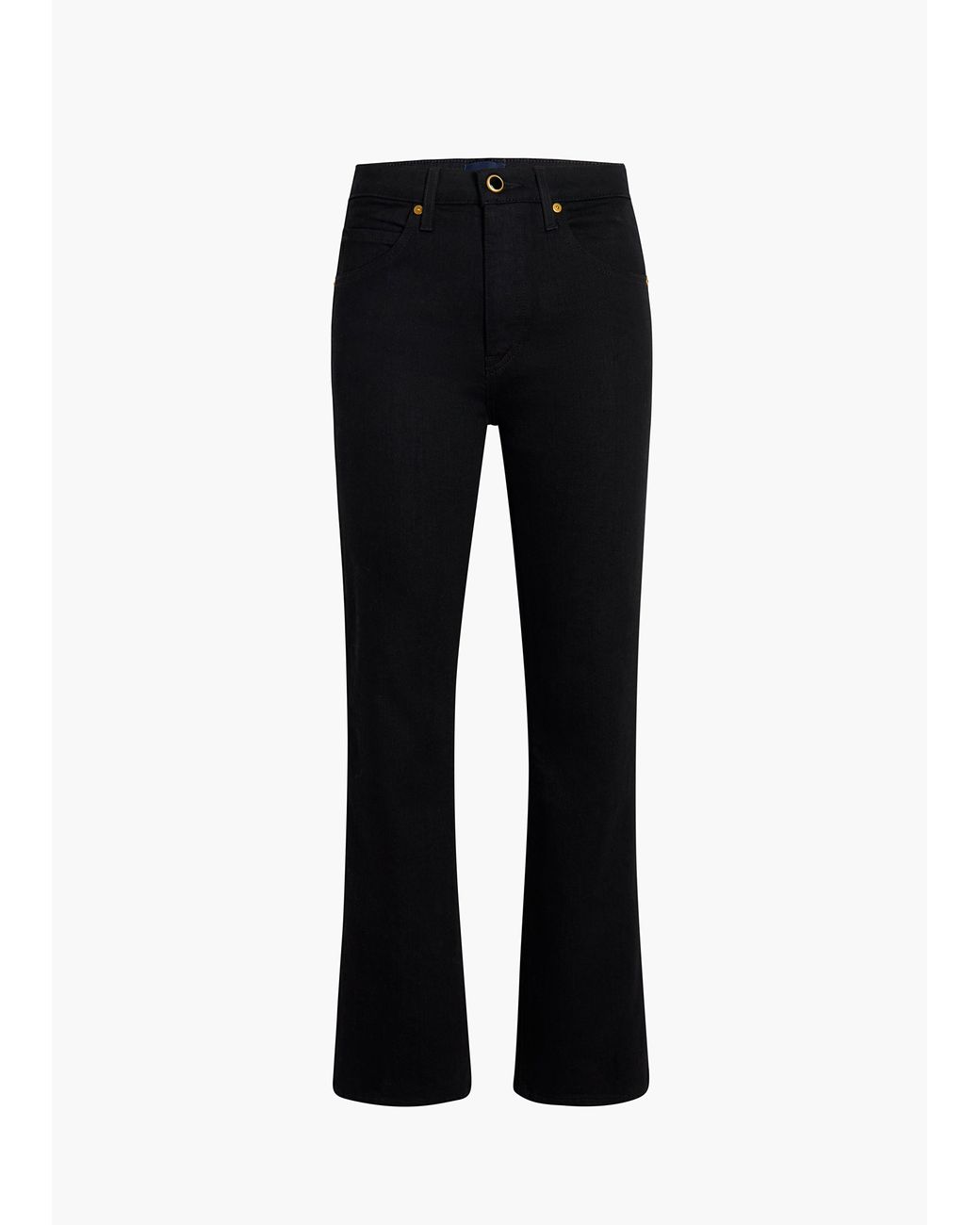 Khaite Black Vivian Stretch Jean