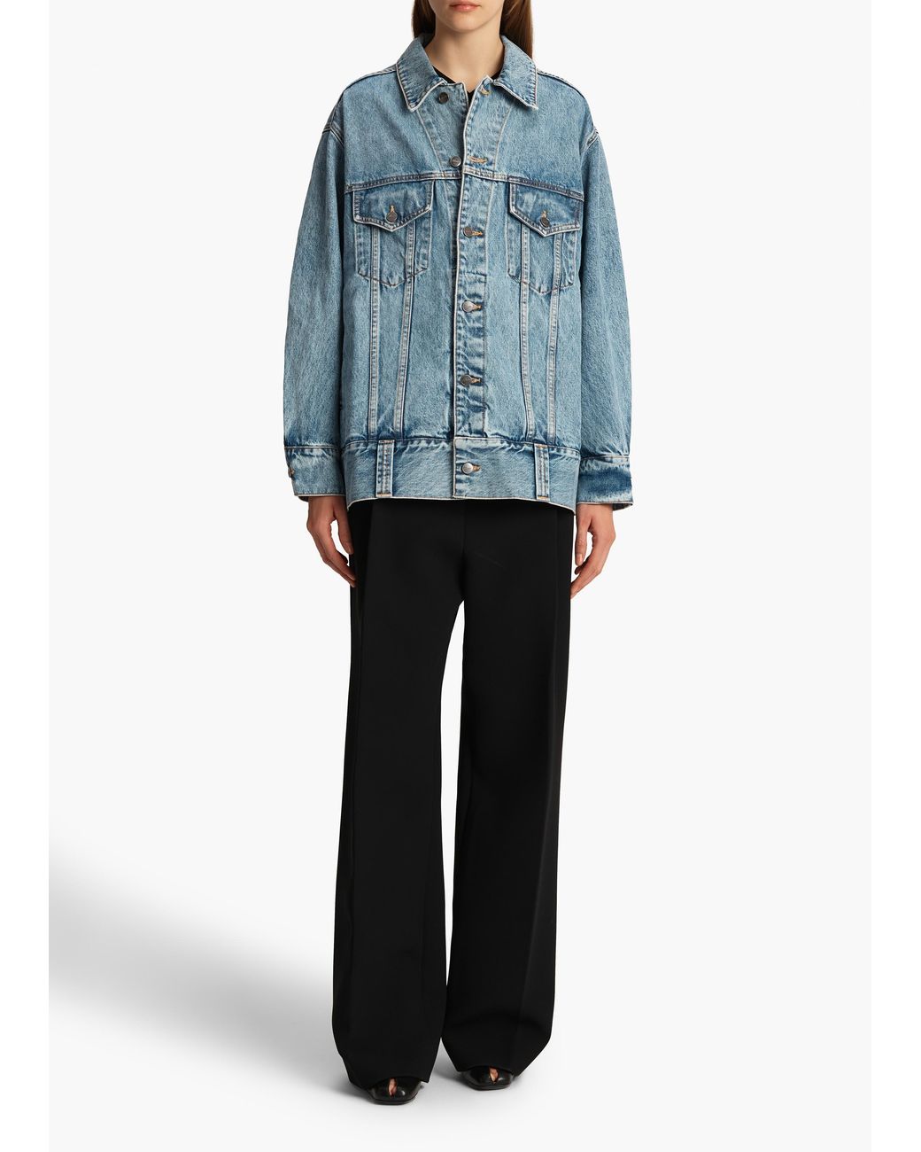 Khaite Blue Grizzo Jacket