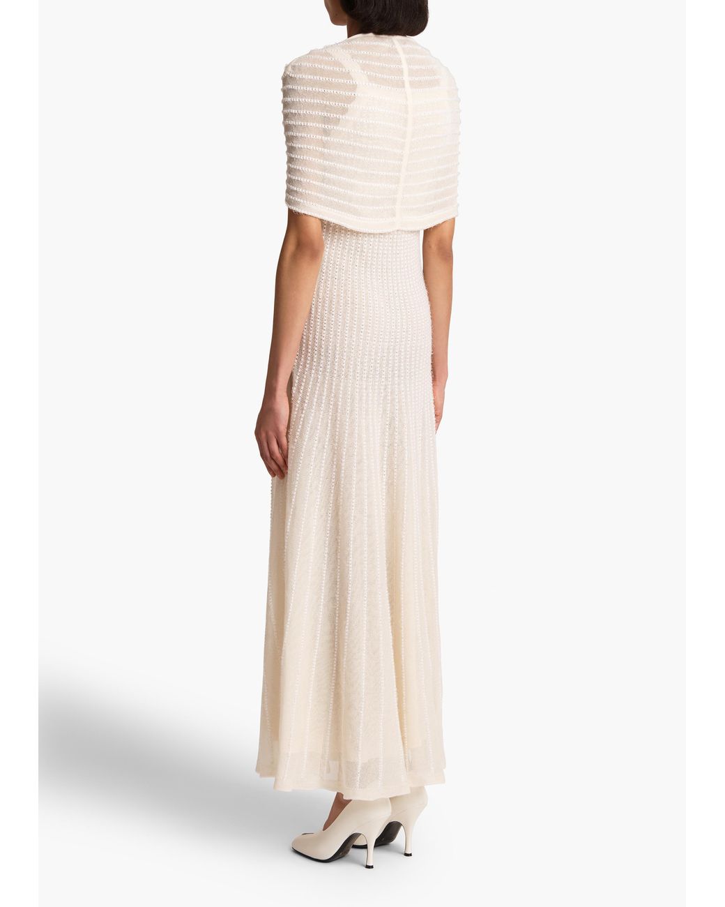 Khaite White Thora Dress