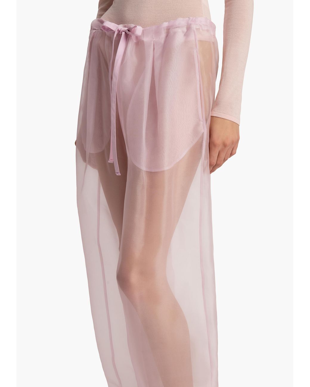 Khaite Pink Trenton Pant