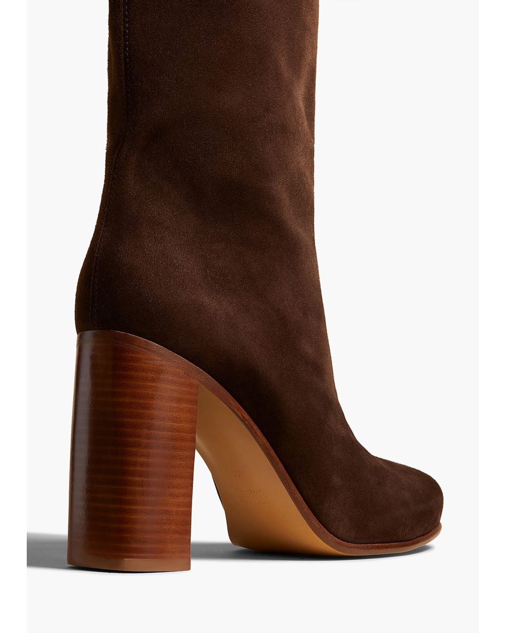 Khaite Brown Willow Knee-High Boot