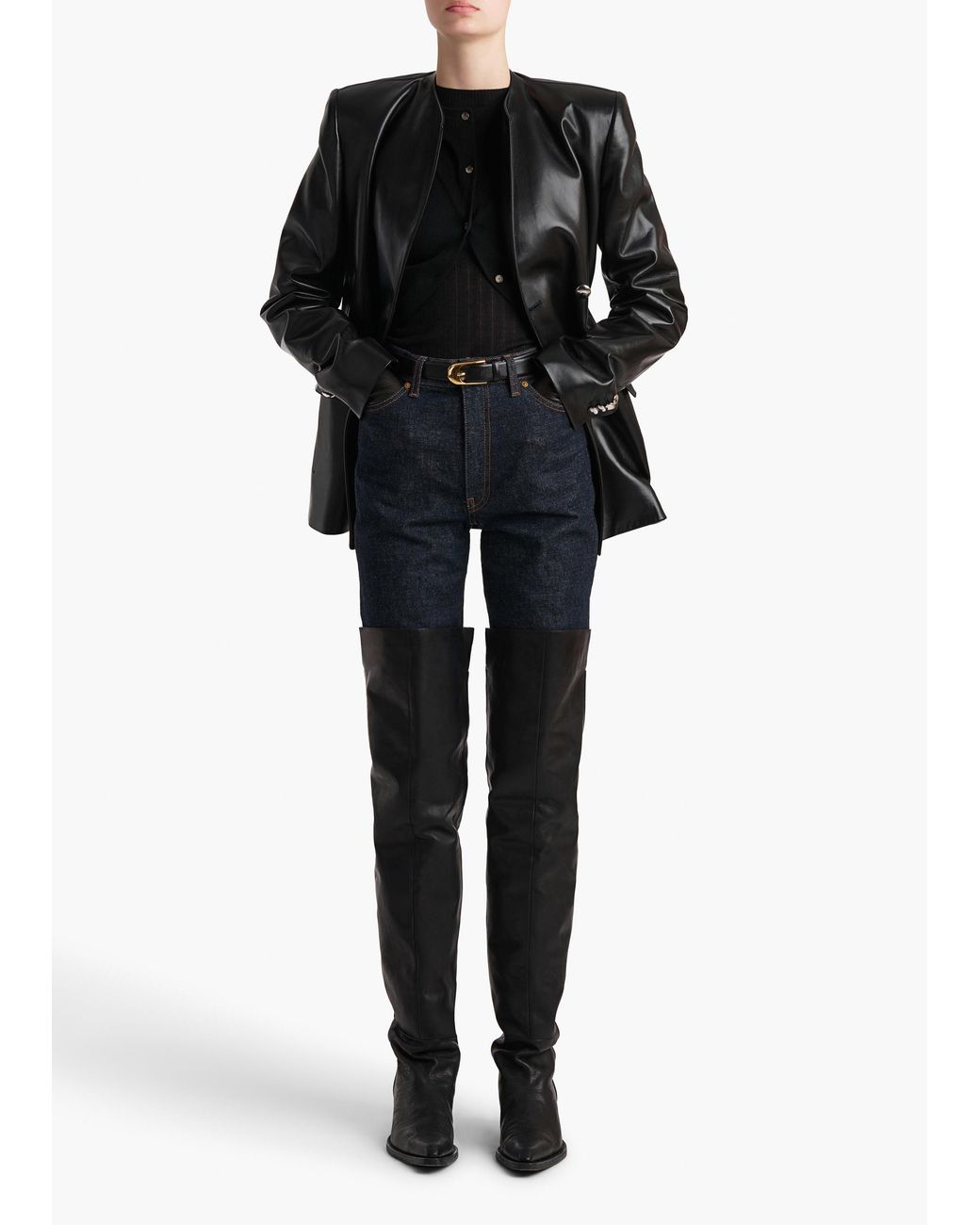 Khaite Black Vin Top