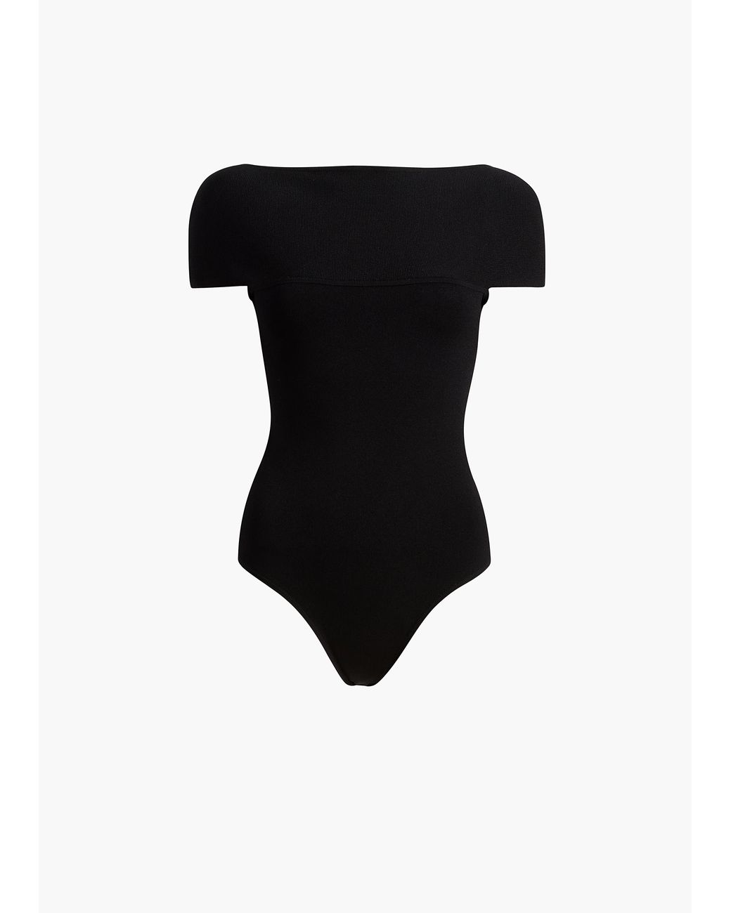 Khaite Black Basile Bodysuit