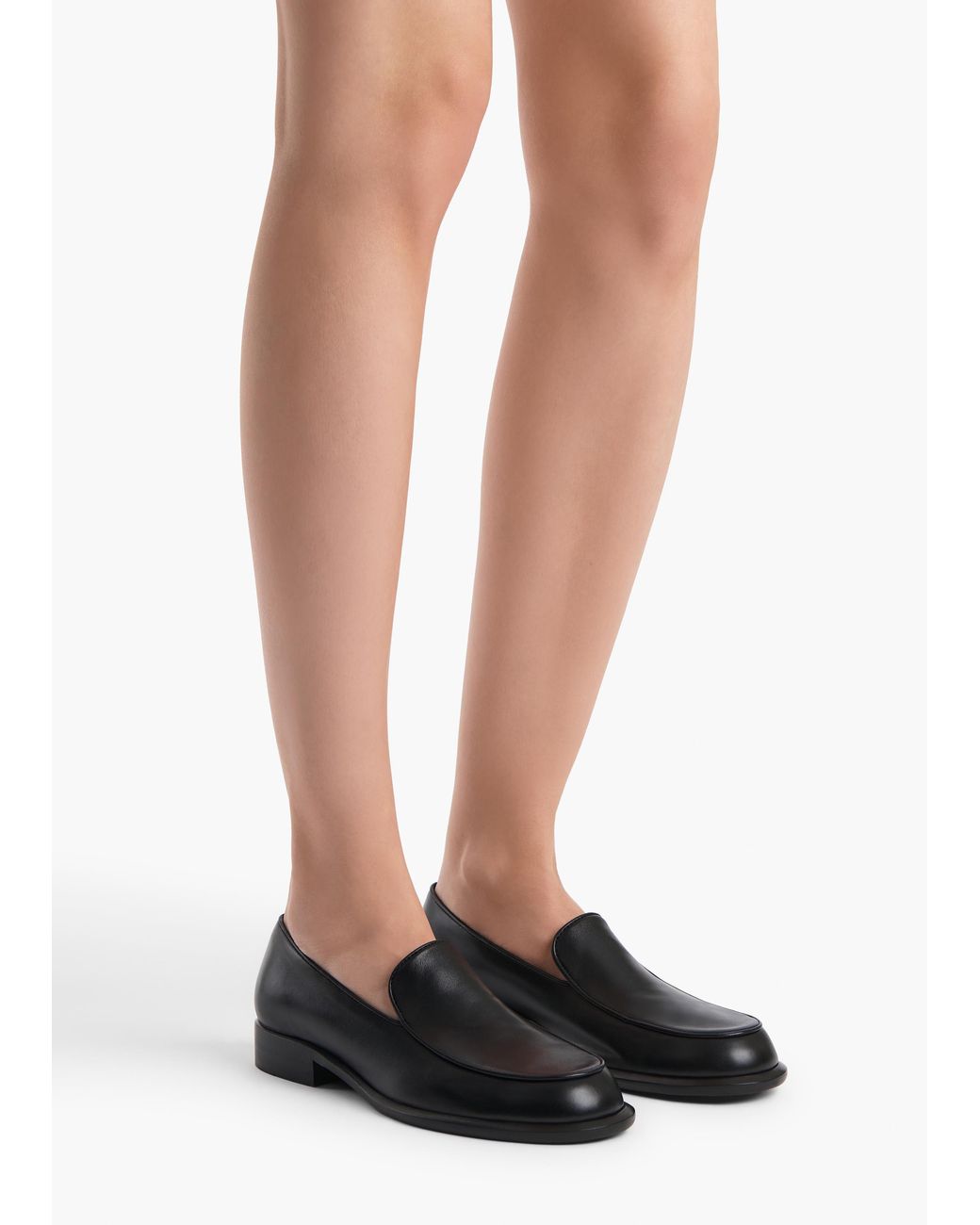 Khaite White Miles Loafer