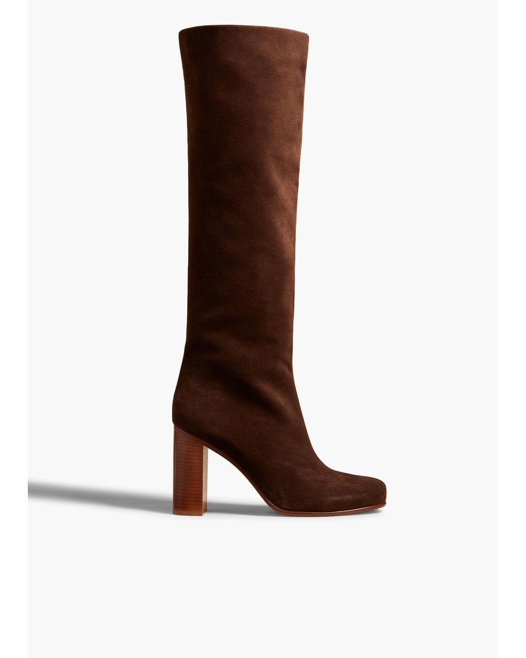 Khaite Brown Willow Knee-High Boot