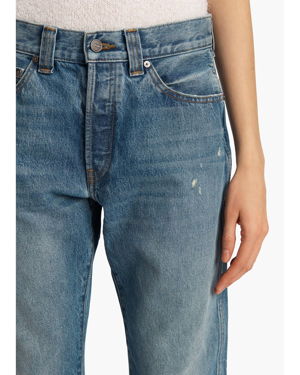 Khaite Blue Callum Jean