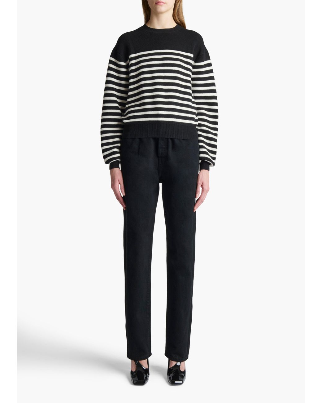 Khaite Black Viola Sweater