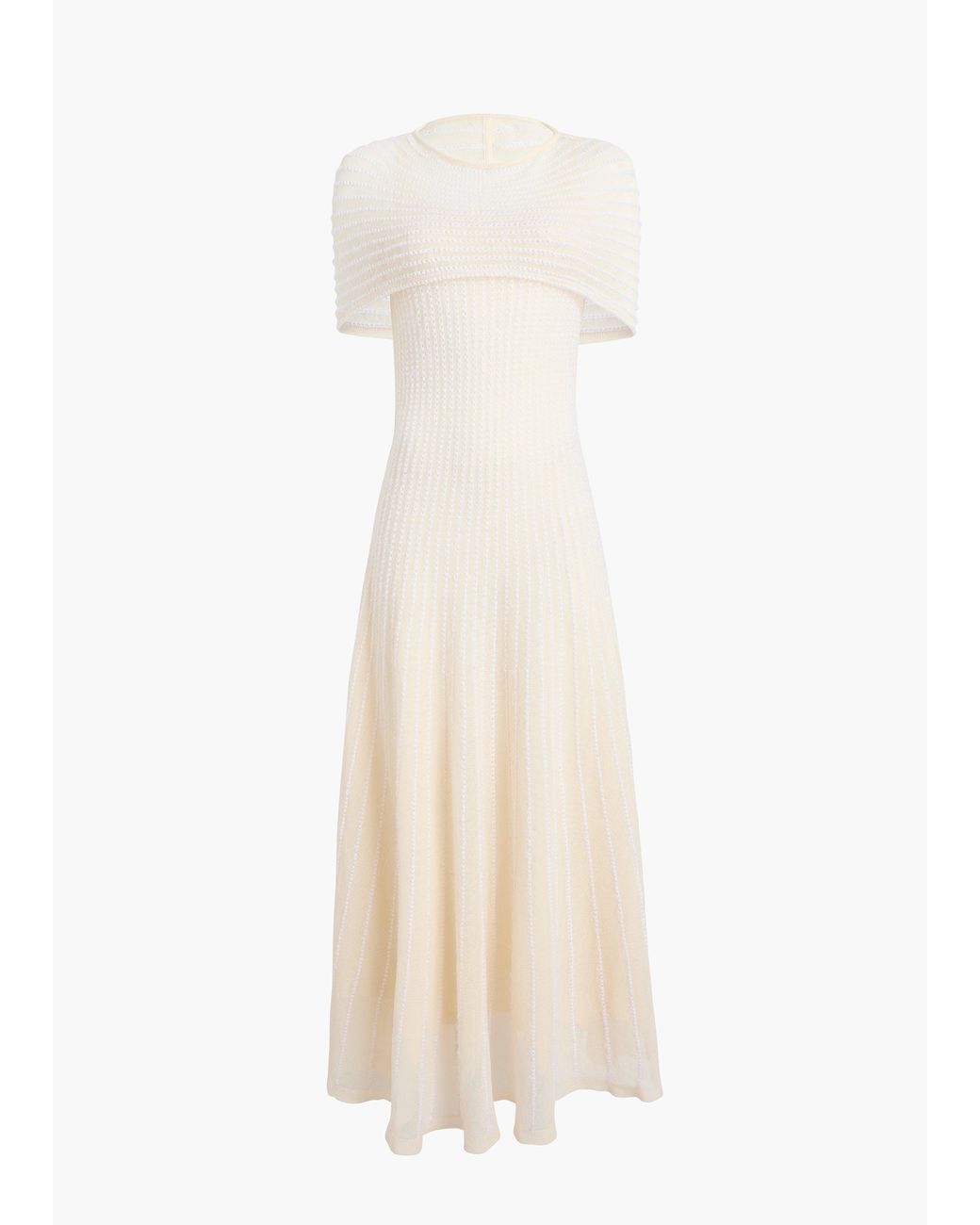 Khaite White Thora Dress