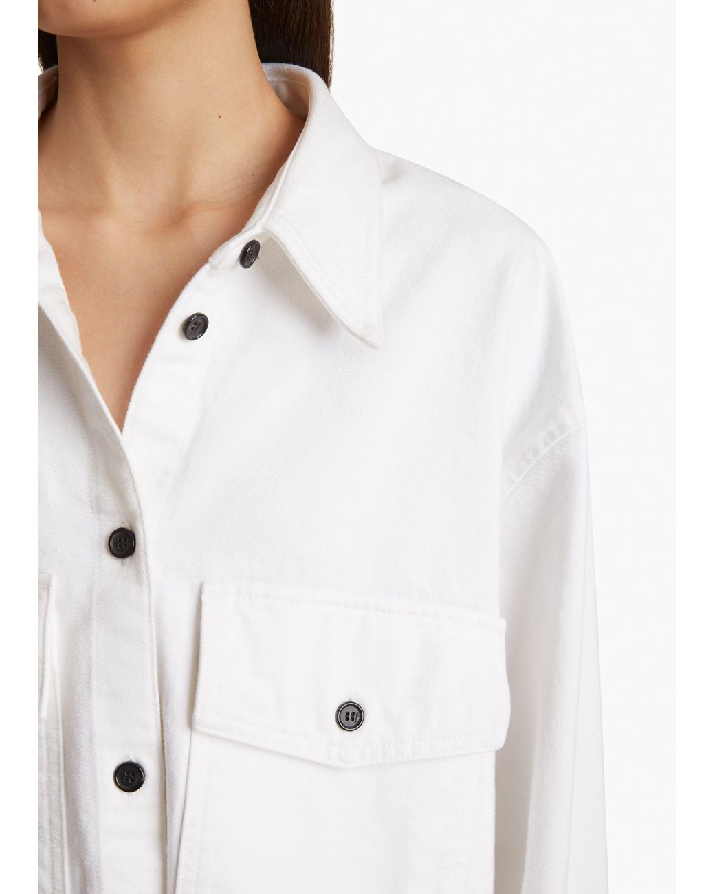 Khaite White Mahmet Top