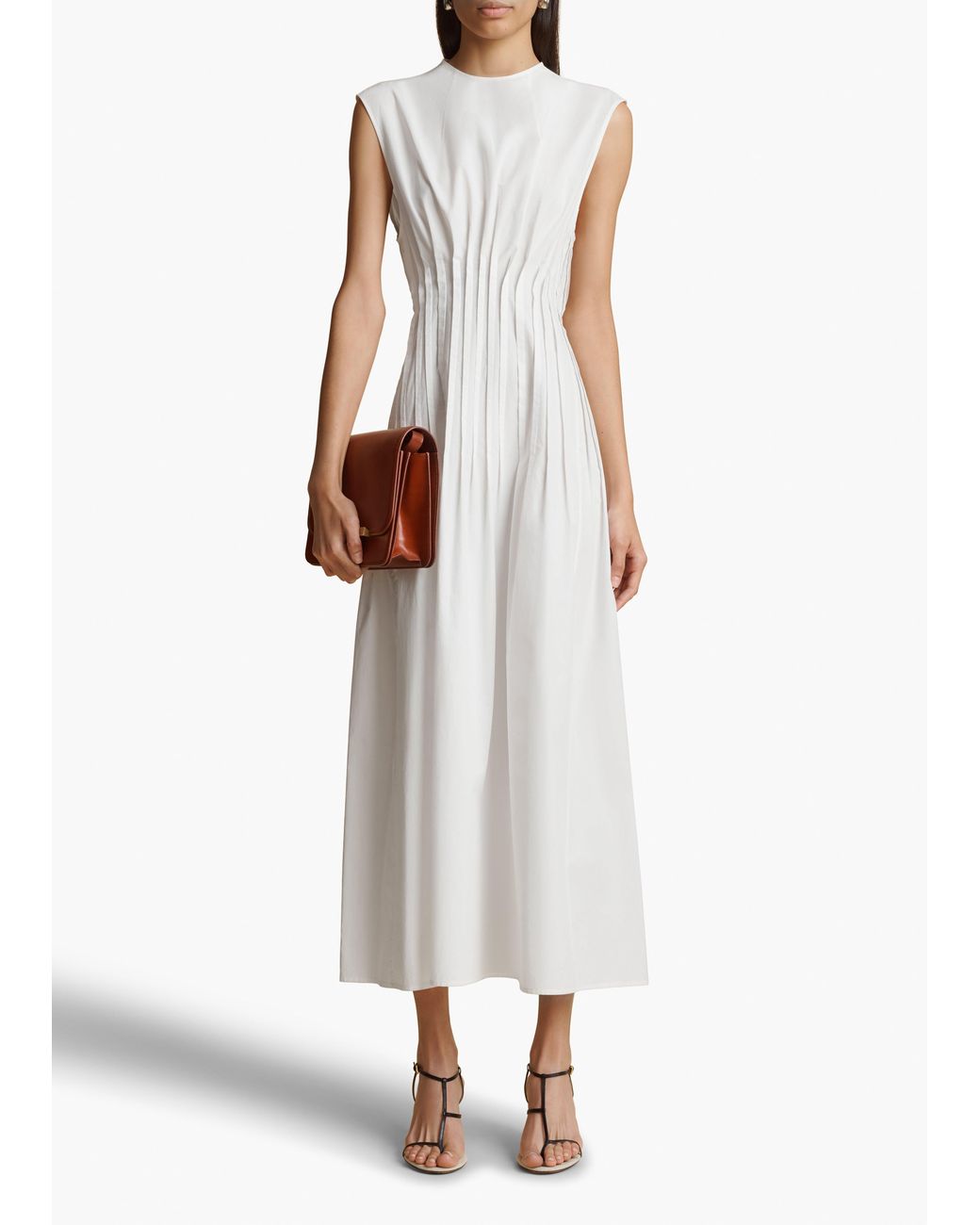 Khaite White Wes Dress